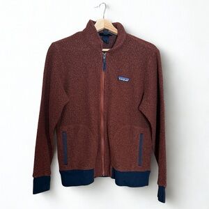 Patagonia Women’s Woolyester Fleece Jacket in Oxide Red